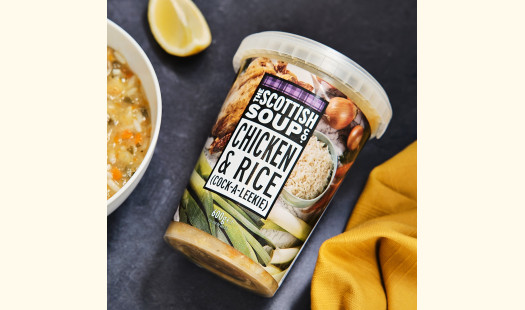 The Scottish Soup Company - Chicken & Rice Chilled Soup - 600g Tub x 12